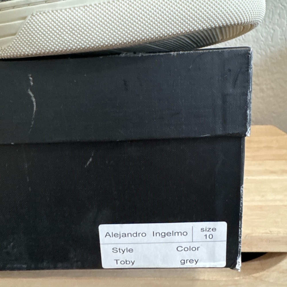 Alejandro Ingelmo Grey Toby Fabric Low Top - Picture 10 of 12